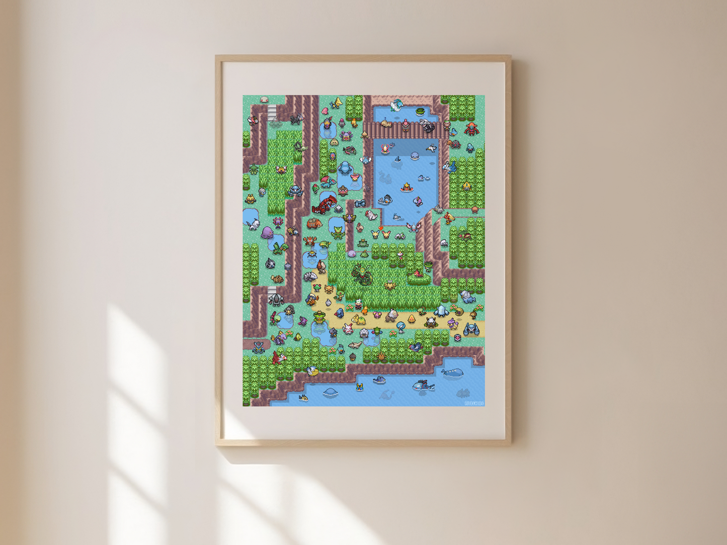 Hoenn Region Print (50 of 50)