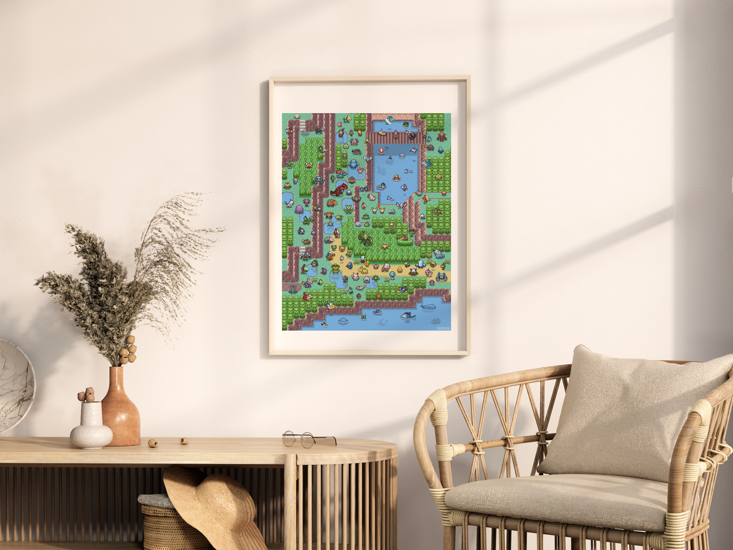 Hoenn Region Print (50 of 50)
