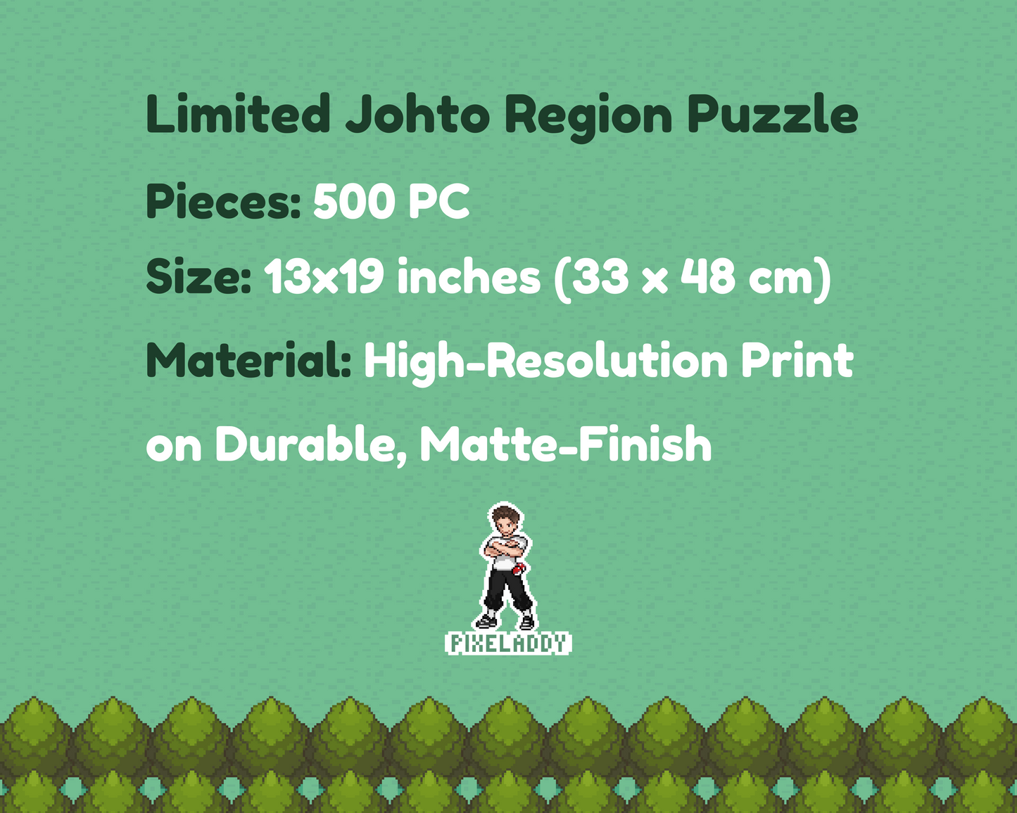 Johto Region Limited Puzzle (Pre-Order: Ships Starting Oct 27th)