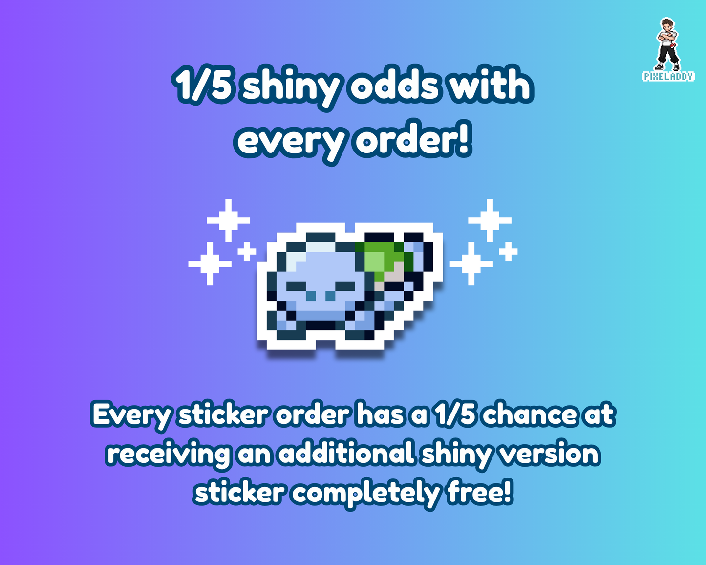 Sleepymon - Squirt Sticker