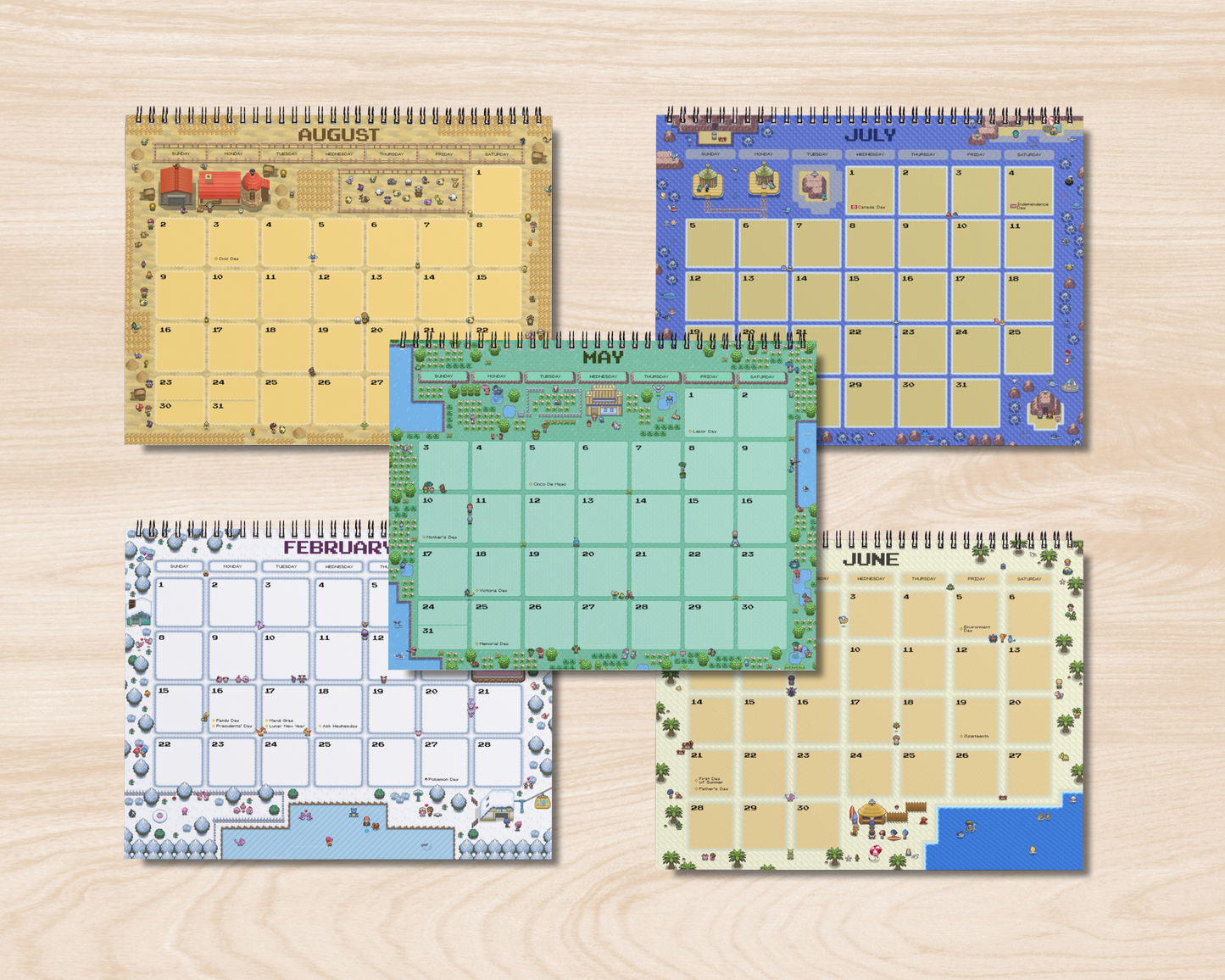 Calendario Pixeladdy 2026