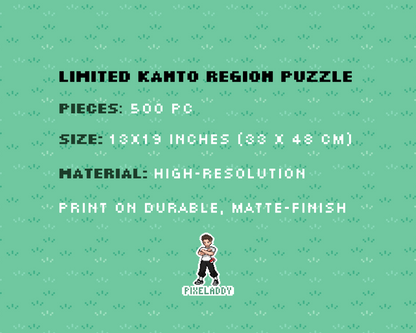 Rompecabezas exclusivo de la región de Kanto