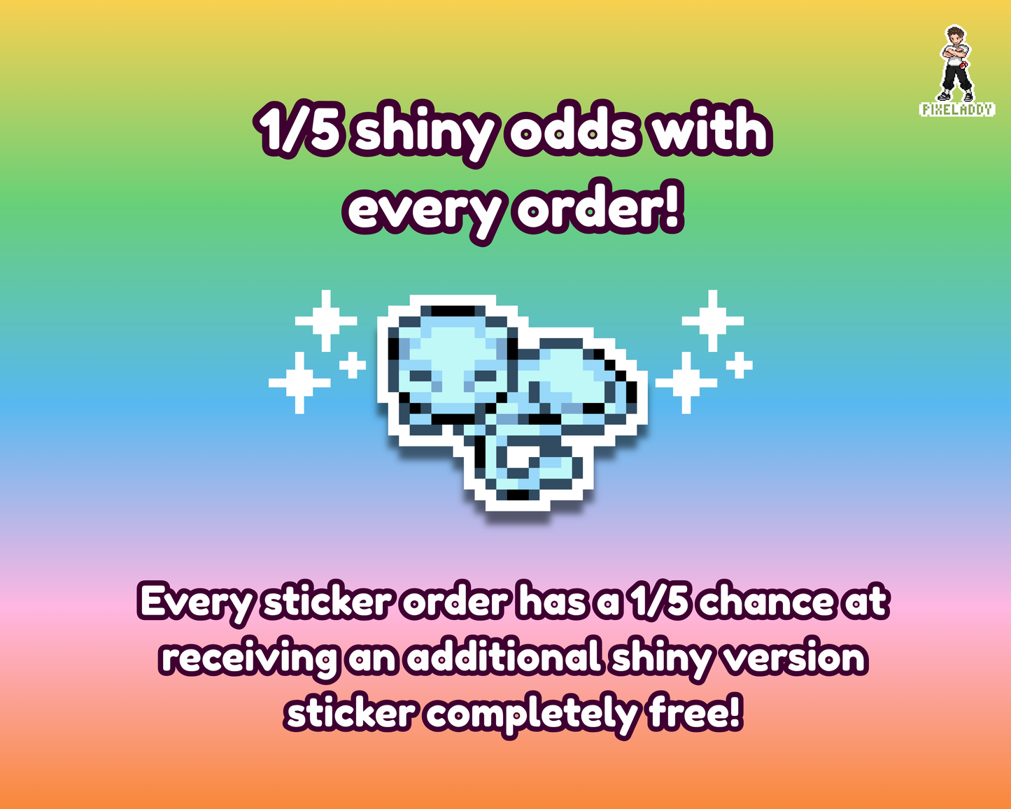 Sleepymon Kanto Sticker 5er-Pack