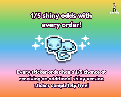 Sleepymon Kanto Sticker 5er-Pack