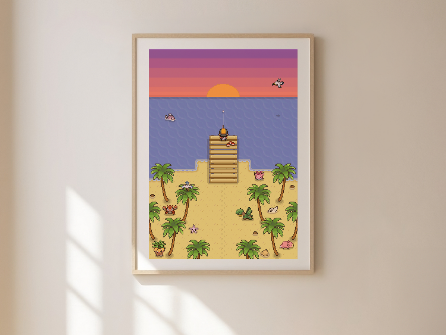 Cozy Beach Sunset Print