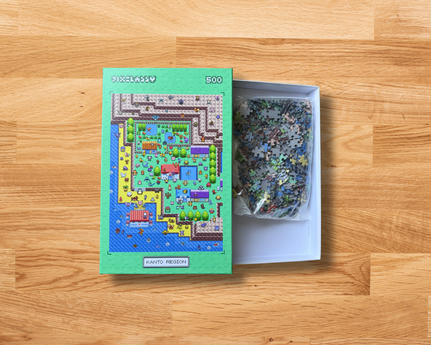Rompecabezas exclusivo de la región de Kanto