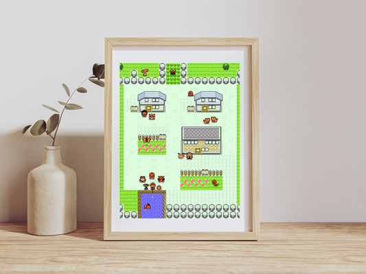 GBC Pallet Town Print