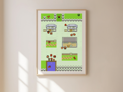 GBC Pallet Town Print