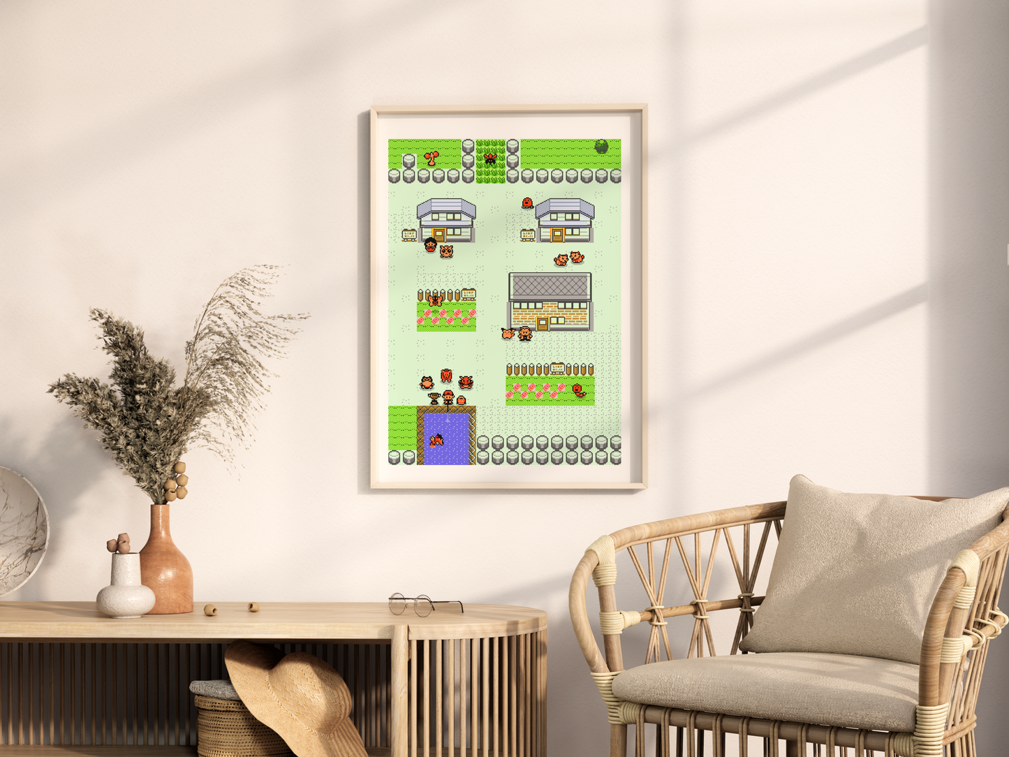 GBC Pallet Town Print