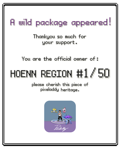 Hoenn Region Print (50 of 50)