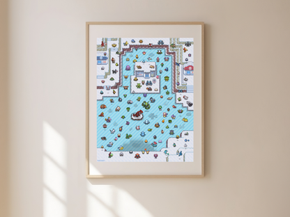 Hoenn Region Winter Print (25 of 25)