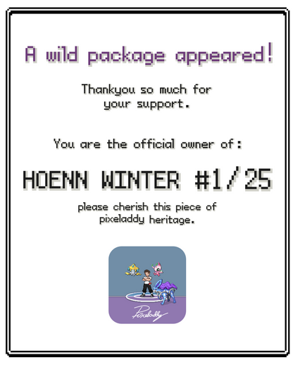 Hoenn Region Winter Print (25 of 25)