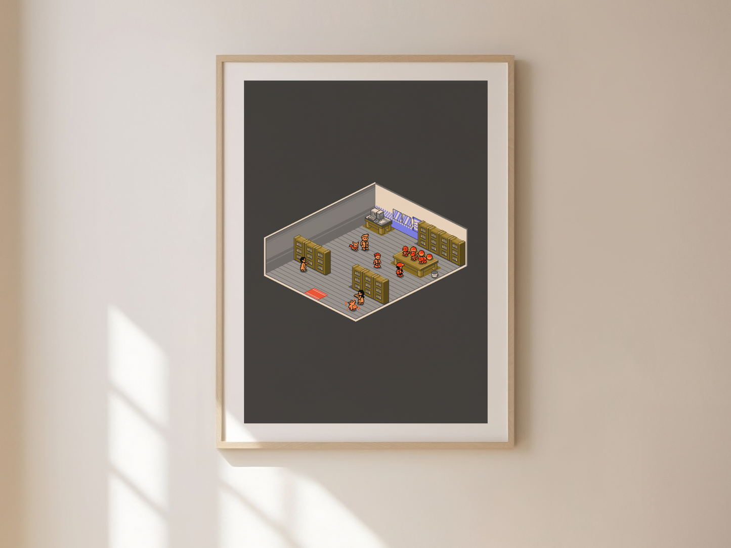 Isometric Prof Oak Lab Print