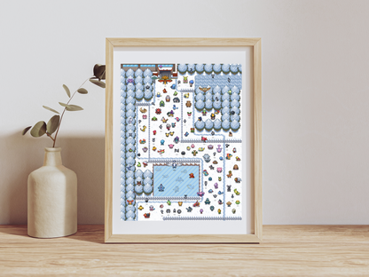 Johto Region Winter Print (25 of 25)