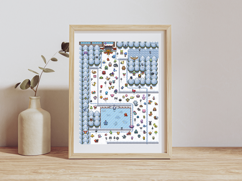 Johto Region Winter Print (25 of 25)
