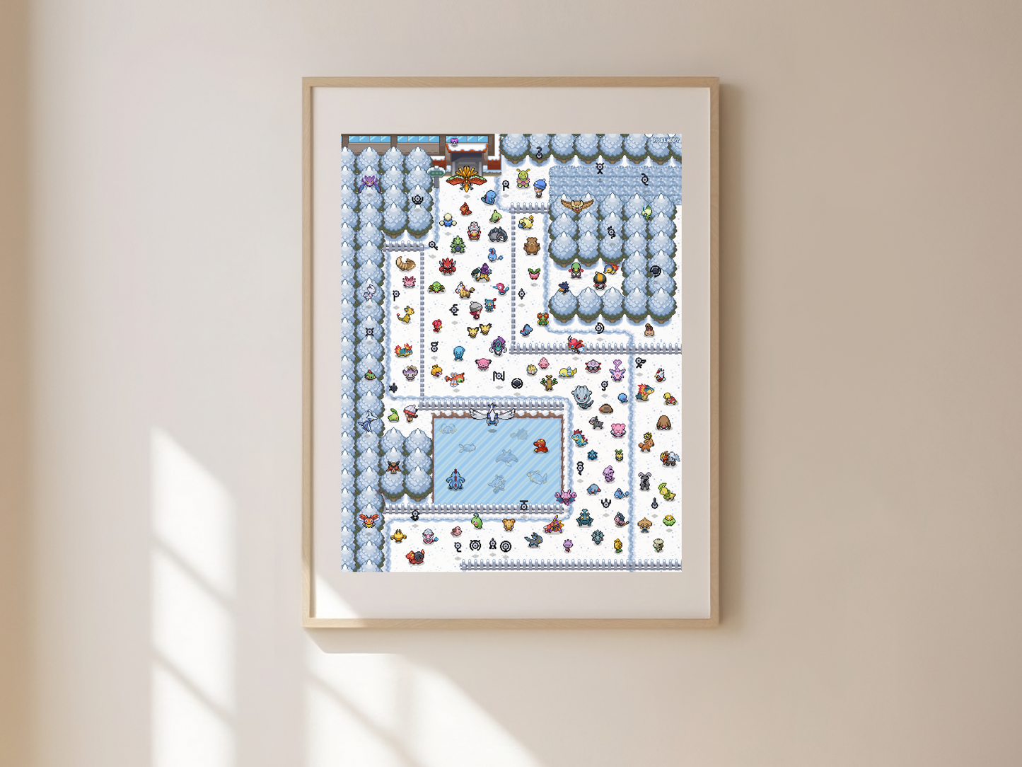 Johto Region Winter Print (25 of 25)