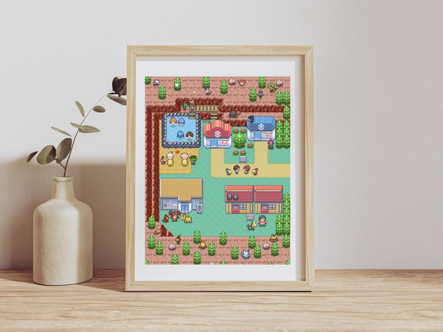 Lavaridge Town Print