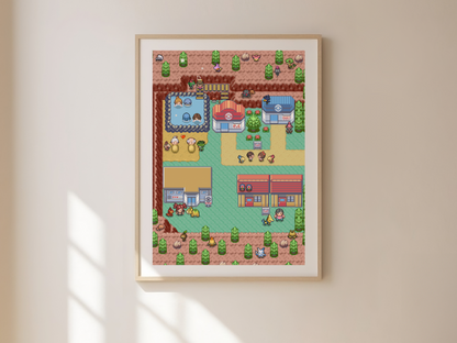 Lavaridge Town Print