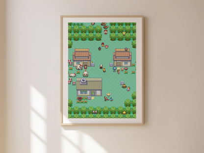 Littleroot Town Print