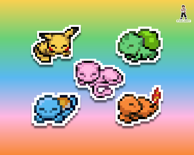 🎁 Sleepymon Kanto Sticker 5er-Pack (100 % Rabatt)