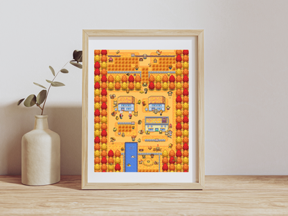 Pallet Town Autumn Print (10 of 10)