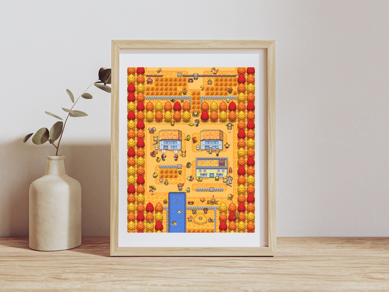 Pallet Town Autumn Print (10 of 10)