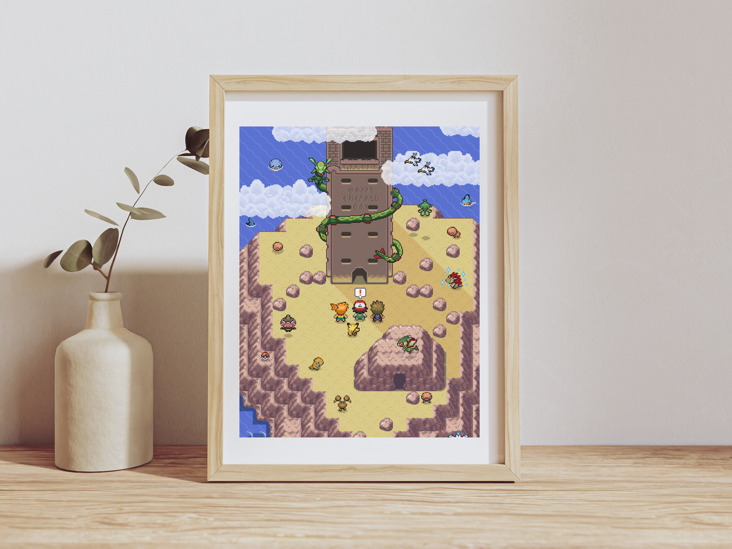 Sky Pillar Print