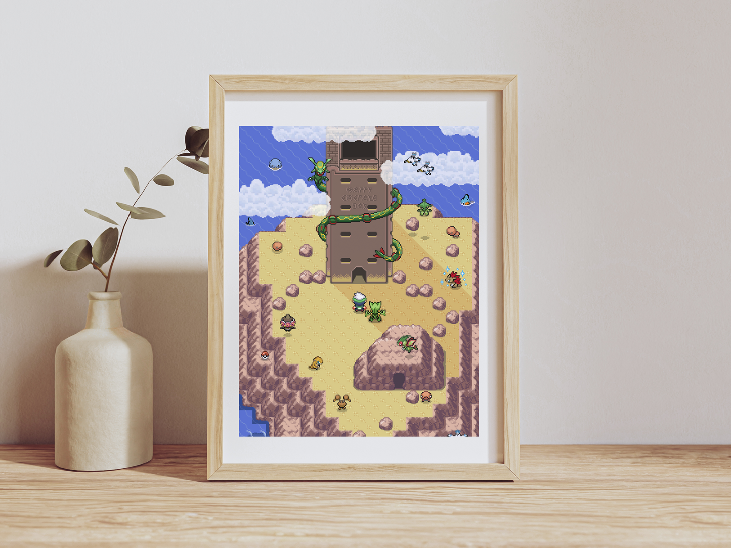 Sky Pillar Print