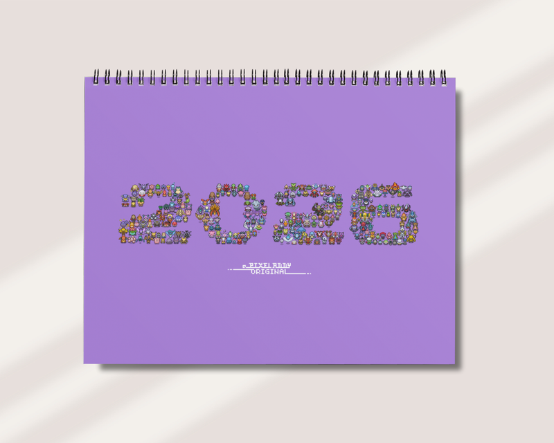 2026 Pixeladdy Calendar