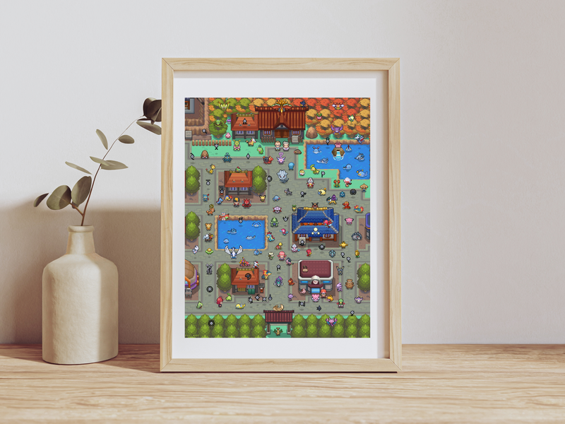 Johto Region Print 2.0 (50 of 50)