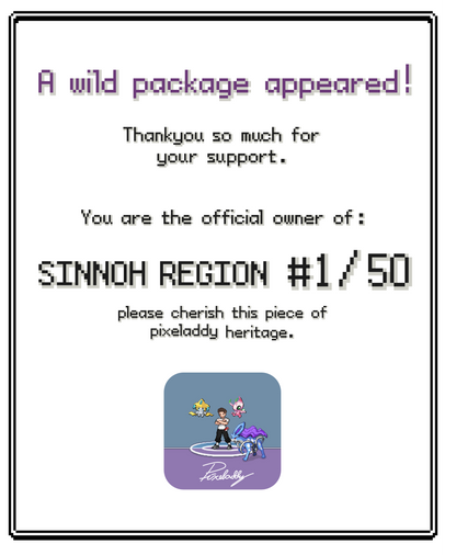 Sinnoh Region Print (50 of 50)